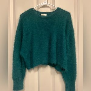 COTTON:ON green cropped sweater